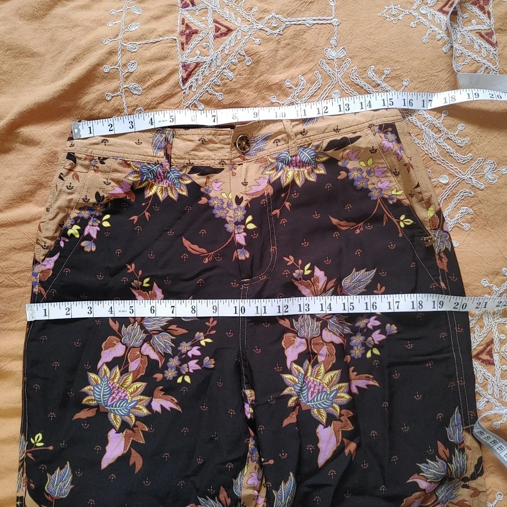 Scotch & Soda Linen Blend Floral Printed Straight Leg Pants Size M - Picture 13 of 15